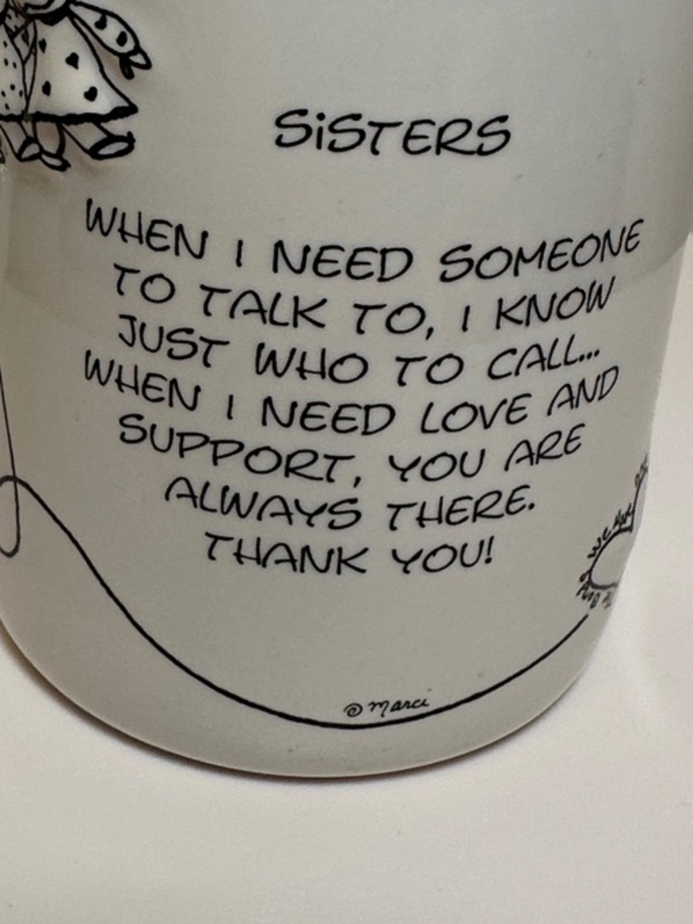 Marci Children of the Inner Light Sisters Mug with Relief Images - Picture 4 of 8